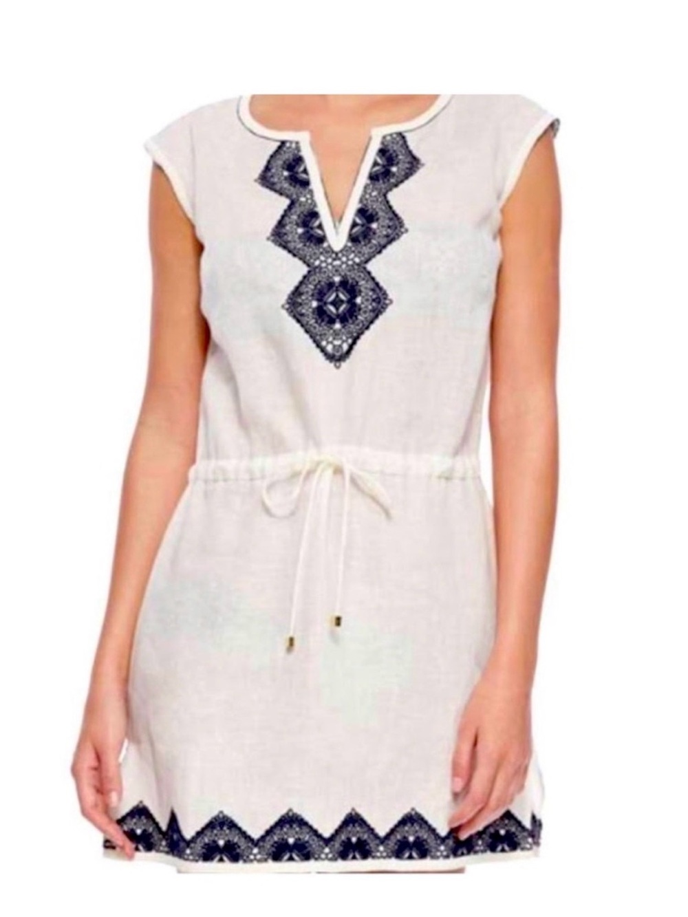 Tory Burch Margarita Linen Tunic
Coverup
